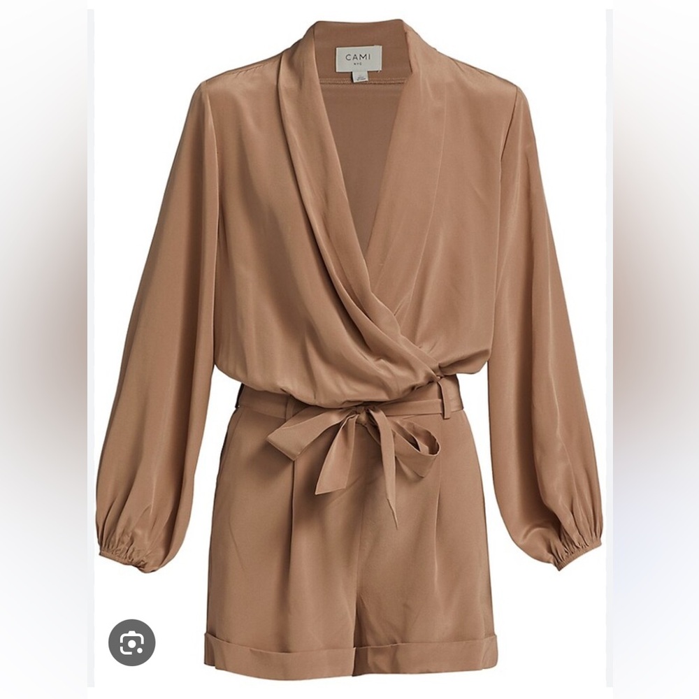 CAMI NYC Elyssa Silk Romper